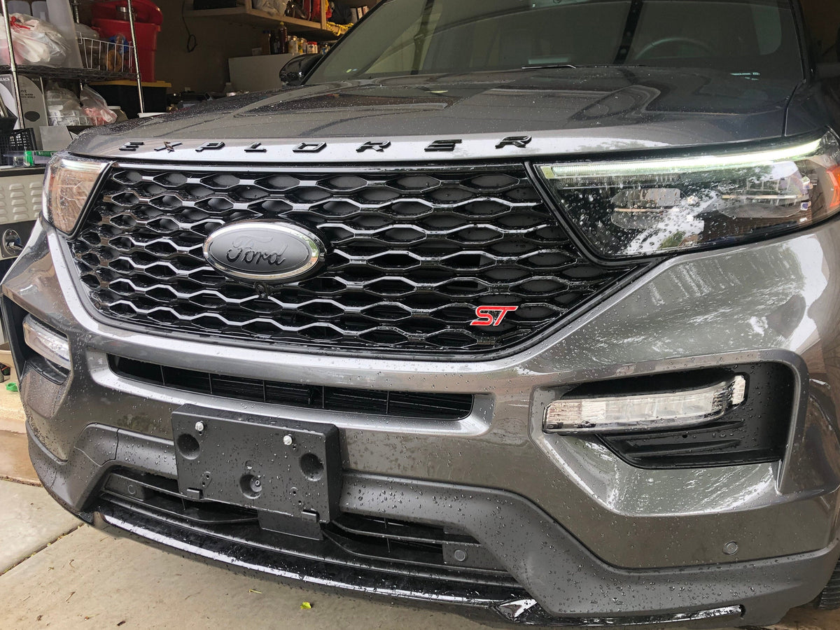 2020-2026 Ford Explorer BLACKOUT Emblem Overlay DECALS Grille ...