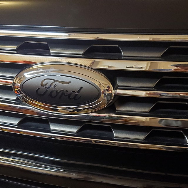 2018-2021 Expedition BLACKOUT Emblem Overlay DECALS Compatible with Ford | Front & Rear Set