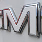 Sierra Precut Emblem Overlay DECALS Compatible With GMC Sierra | Gloss WHITE Front & Rear Set