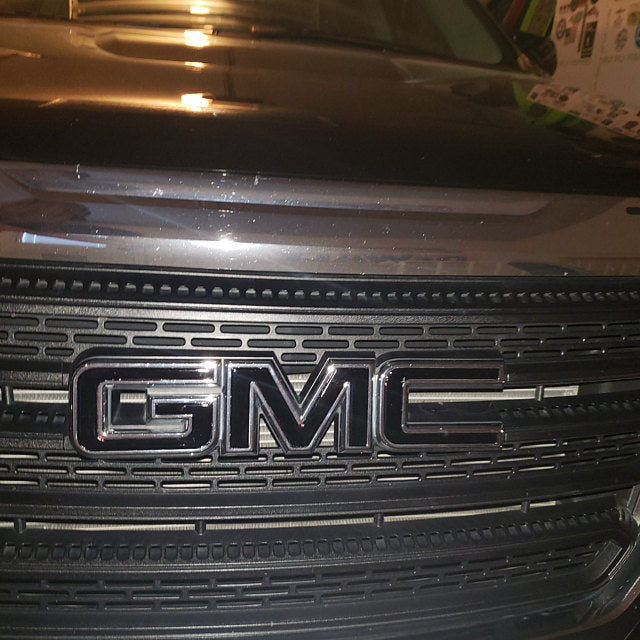 2010-2015 TERRAIN Precut Overlay DECALS Compatible With GMC Emblems | Front & Rear Set