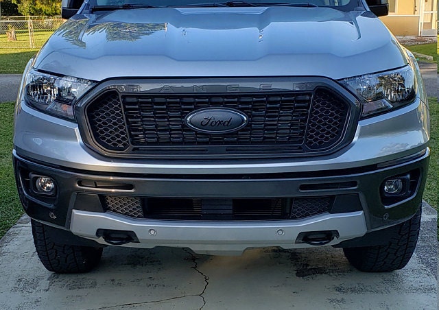 2019-2023 Ranger BLACKOUT Emblem Overlay DECALS Compatible with Ford | Front & Rear Set