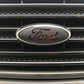 2009-2014 F150 Carbon Blackout Emblem Overlay DECALS Compatible with Ford F-150 | Front & Rear Set