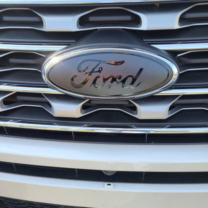 2007-2017 Expedition BLACKOUT Emblem Overlay DECALS Compatible with Ford | Front & Rear Set