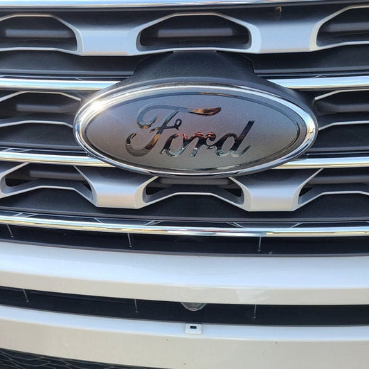 2007-2017 Expedition BLACKOUT Emblem Overlay DECALS Compatible with Ford | Front & Rear Set