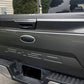 2015-2023 F150 Carbon Blackout Emblem Overlay DECALS Compatible with Ford F-150 | Front & Rear Set