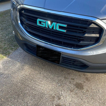 2016 2017 TERRAIN Precut Overlay DECALS Compatible With GMC Emblems | Front & Rear Set