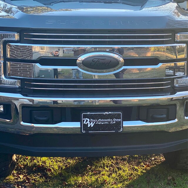 2020-2023 F250 F350 BLACKOUT Emblem Overlay DECALS Compatible with Ford | Grille & Tailgate Set