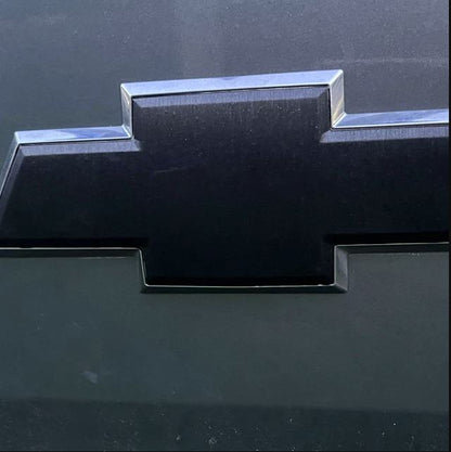 2007-2013 Silverado 1500 Precut Bowtie Emblem Overlay DECALS Compatible With Chevy | Front & Rear Set