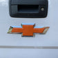 2007-2013 Silverado 1500 Precut Bowtie Emblem Overlay DECALS Compatible With Chevy | Front & Rear Set