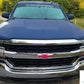 2016-2018 Silverado 1500 Precut Bowtie Emblem Overlay DECALS Compatible With Chevy | Front & Rear Set